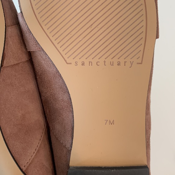 NIB Sanctuary Sass 2.0 desert taupe perforated loafers-size 7 - Picture 10 of 13